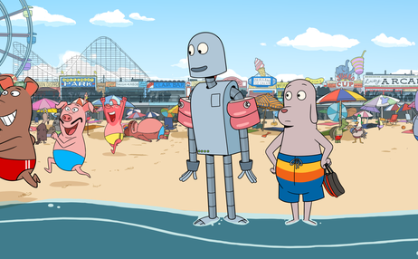 Pes a jeho kamarád Robot